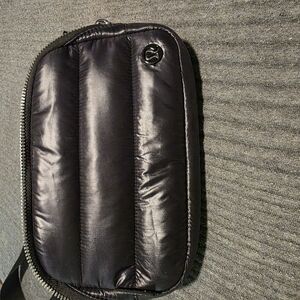 Black Quilted Men's Bag